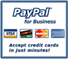 Sign up for PayPal and start accepting credit card payments instantly.